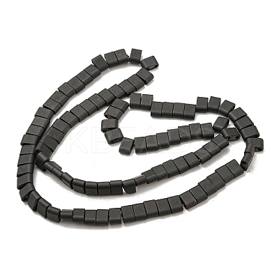 Electroplated Non-magnetic Synthetic Hematite Beads Strands G-C106-B01-14B-1