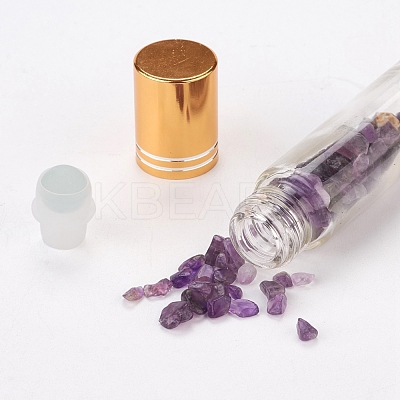 Glass Roller Ball Bottles AJEW-P073-A14-1
