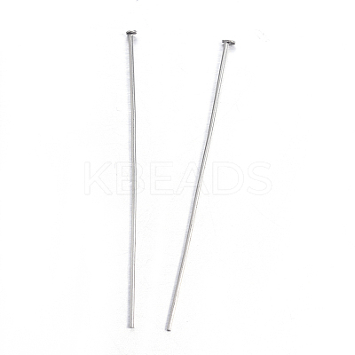 Non-Tarnish 304 Stainless Steel Flat Head Pins X-STAS-D448-014P-1