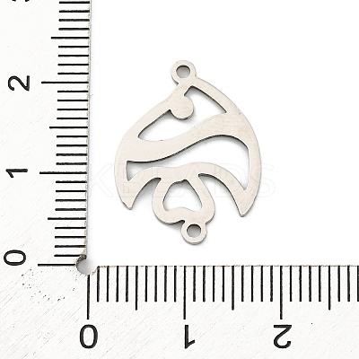 Non-Tarnish 201 Stainless Steel Connector Charms STAS-N103-435#-P-1