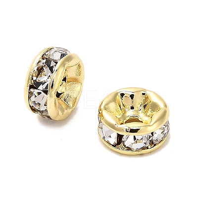 316 Surgical Stainless Steel Rhinestone Spacer Beads X-STAS-L285-001G-02-1-1