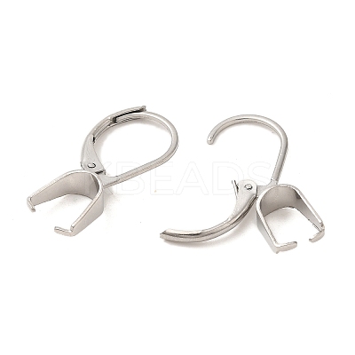 304 Stainless Steel Leverback Earring Findings STAS-U025-01P-02-1