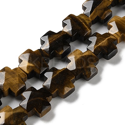 Natural Tiger Eye Beads Strands G-K357-C04-01-1