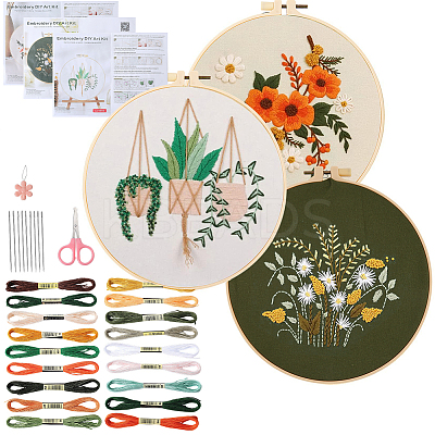 DIY Embroidery Kits For Beginner DIY-WH20011-73E-1