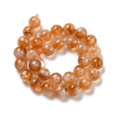 Natural Citrine Bead Strands G-P466-01A-1