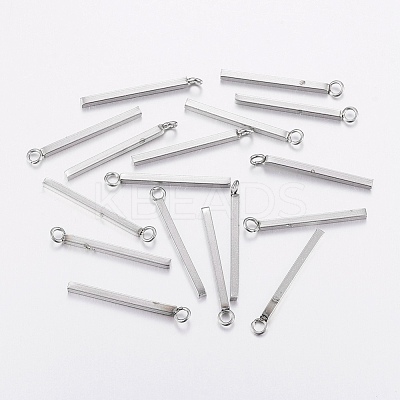 Tarnish Resistant 304 Stainless Steel Pendants STAS-P186-05P-23mm-1