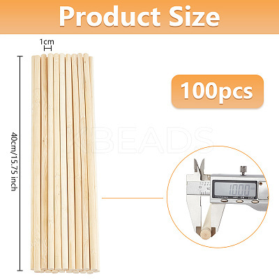 Round Bamboo Sticks WOOD-WH0030-83H-1