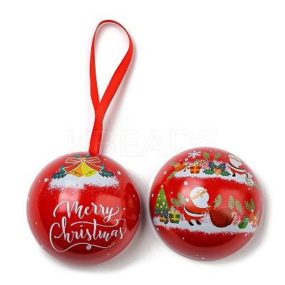 Tinplate Round Ball Candy Storage Favor Boxes LS-CON-Q041-01D-1