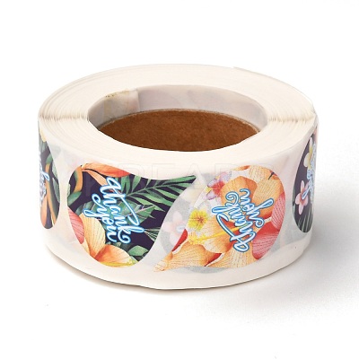 Word Thank You Teardrop Roll Stickers DIY-B031-04A-1