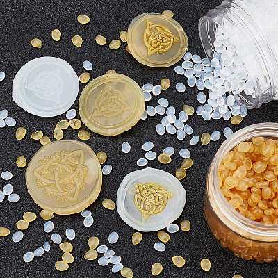 60G 2 Bottles Oval Hot Melt Adhesive Granules FIND-CP0001-04-1