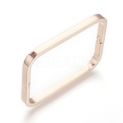 Brass Rhinestone Bangles BJEW-R300-22RG-1