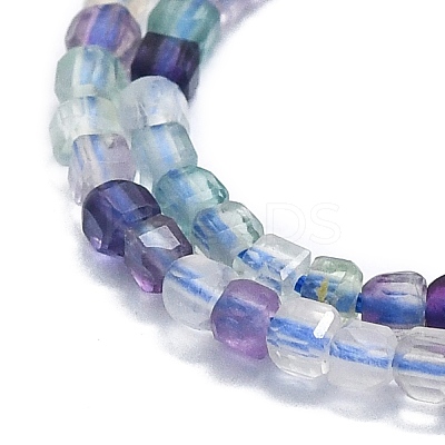 Natural Fluorite Beads Strands G-P457-B01-45-1