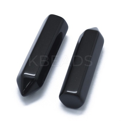 Natural Obsidian Pointed Beads G-G795-02-11-1