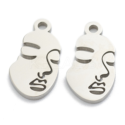 Non-Tarnish 304 Stainless Steel Pendants STAS-P276-01A-P-1
