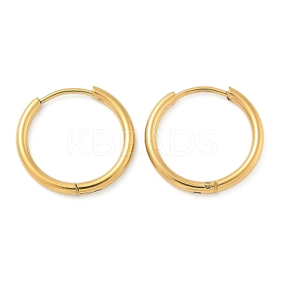 Ion Plating(IP) 304 Stainless Steel Hoop Earrings for Women EJEW-M089-02G-1