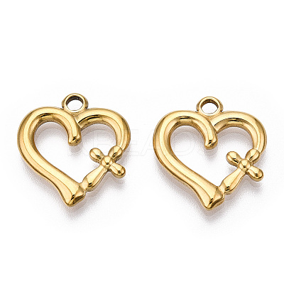 Ion Plating(IP) 304 Stainless Steel Pendants STAS-T063-203G-1