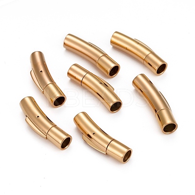 Tube 304 Stainless Steel Bayonet Clasps STAS-Q034-1G-1