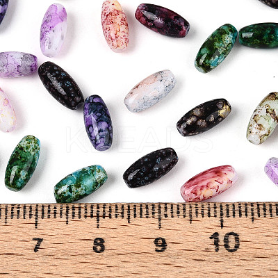 Baking Paint Glass Seed Beads SEED-N008-06-1