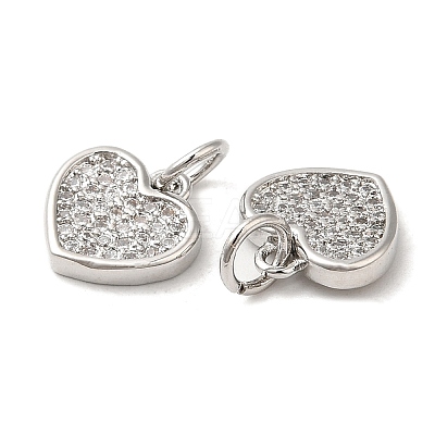Brass with Cubic Zirconia Pendants KK-K332-22P-1