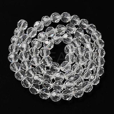 Transparent Glass Beads EGLA-A035-T10mm-D19-1