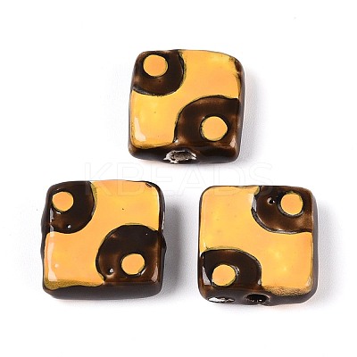 Handmade Porcelain Ceramic Beads PORC-T135-05E-1