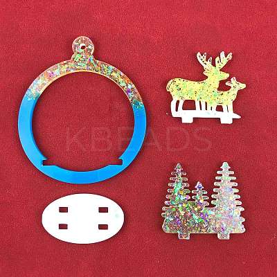DIY Christmas Theme Silicone Molds DIY-A034-03A-1