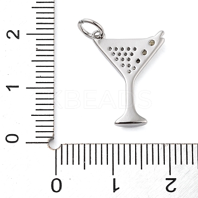 Rack Plating Brass Micro Pave Cubic Zirconia Pendants KK-NH0003-02P-1