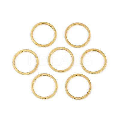 Rack Plating Brass Linking Rings KK-P286-01B-G-1