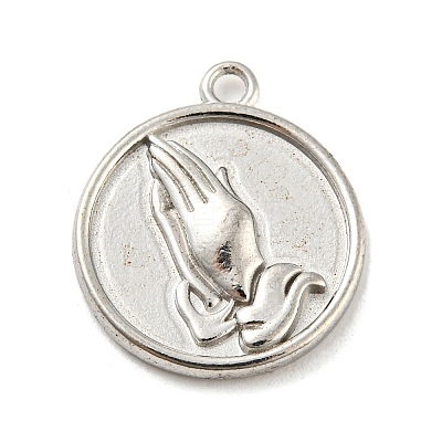Non-Tarnish 304 Stainless Steel Pendants STAS-C082-04P-1