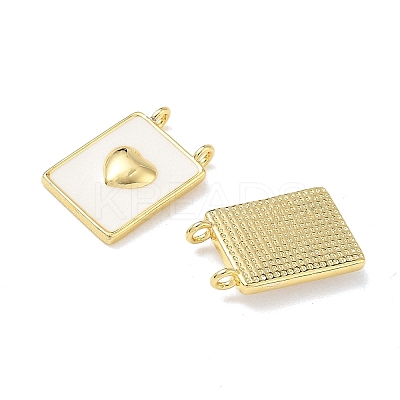 Brass Enamel Pendants KK-L256-34G-01-1
