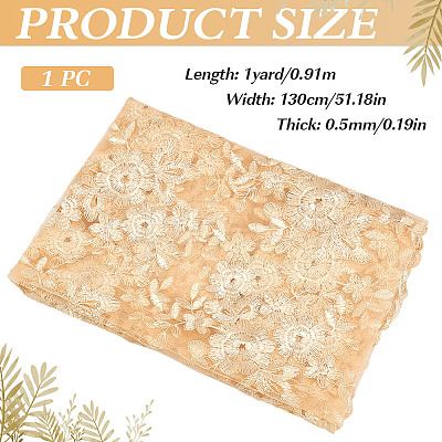 Polyester Embroidery Fabric DIY-WH0740-46B-1