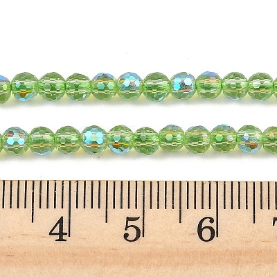 Electroplate Transparent Glass Beads EGLA-B013-02A-AB04-1