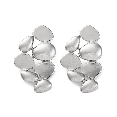 304 Stainless Steel Stud Earrings EJEW-K295-15P-1