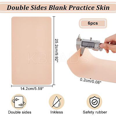 Microblading Silicone Eyebrow Tattoo Practice Skin MRMJ-WH0075-33-1