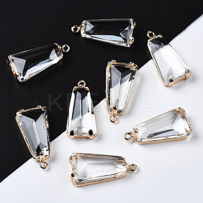 Transparent Glass Pendants X-GLAA-Q088-024B-1