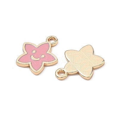 Alloy Enamel Pendants ENAM-G235-12G-04-1