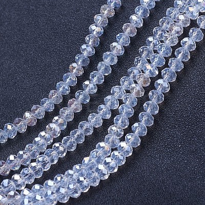 Electroplate Glass Beads Strands LS-EGLA-A044-T4mm-B19-1