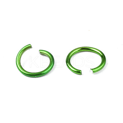 Anodized Aluminum Open Jump Rings X-ALUM-R005-0.8x6-25-1