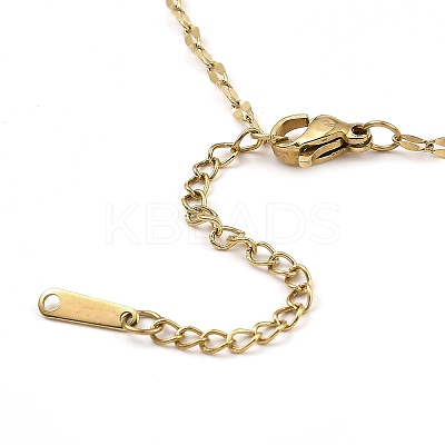 Oval Light Gold Brass Micro Pave Cubic Zirconia Pendant Necklaces NJEW-E105-23KCG-1