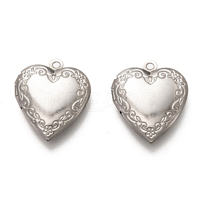Non-Tarnish 316 Stainless Steel Locket Pendants LS-STAS-O135-06P-1