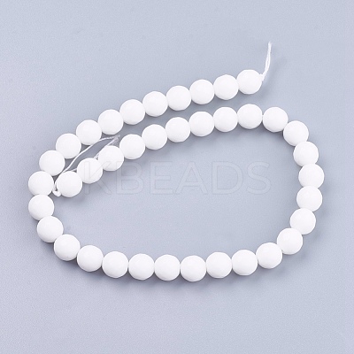 Natural Jade Bead Strands X-G-R166-10mm-22-1