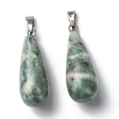 Natural Qinghai Jade Pendants G-F707-01-1