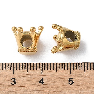 304 Stainless Steel European Beads STAS-Z052-02G-1