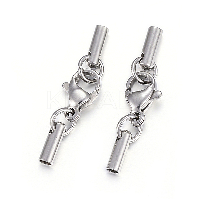 Tarnish Resistant 304 Stainless Steel Lobster Claw Clasps LS-STAS-P146-A10-2.0mm-1