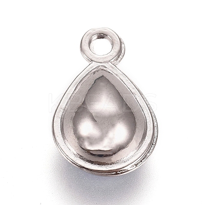 Faceted Glass Charms RGLA-TAC0001-01B-1