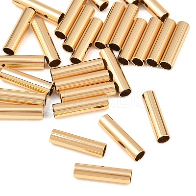 SHEGRACE Brass Tube Beads XGRPCP117-254G-1