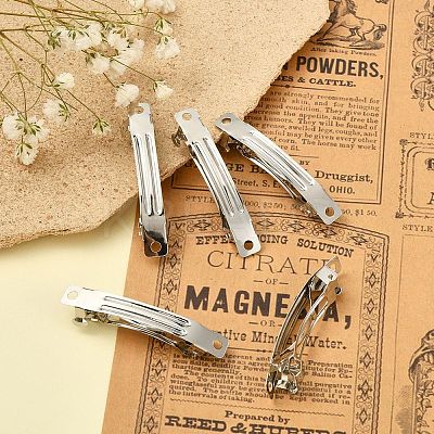 Iron Hair Barrette Fingdings LS-IFIN-S289-51mm-1
