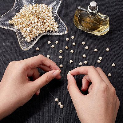 Sew on Acrylic Imitation Pearl SACR-GF0001-03C-1