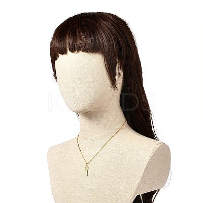 Wing & Cross & Heart & Star Pendant Necklaces for Girl Women NJEW-JN03688-1