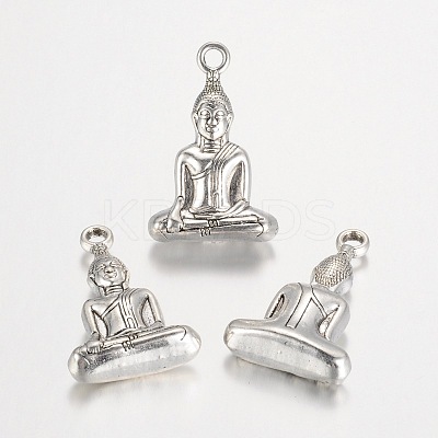 Tibetan Style Alloy Pendants TIBEP-A123044-AS-LF-1